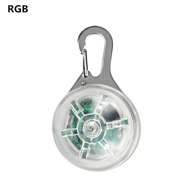 G 1pcs RGB Ошейник для кошек, светодиодный ошейник для домашних животных с ночным фонариком, ошейник для собак, светящееся ожерелье, светящийся Яркий светящийся ошейник без батареи - Цвет: G 1pcs RGB