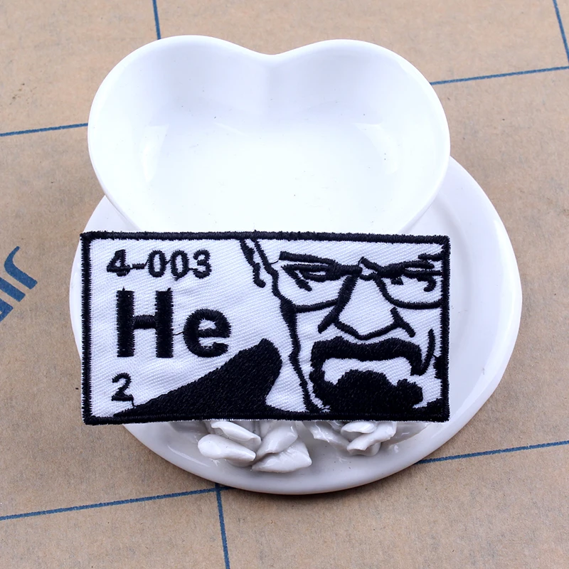

DIY Movie Element Patch Punk Breaking Bad Iron On Patches for Clothing Embroidered Patches For Clothes Patch On Clothes Sticker
