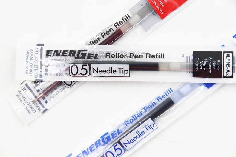 12 шт./кор. Pentel Energel X игла для заправки наконечник LRN5 гелевая ручка Ручка роллер