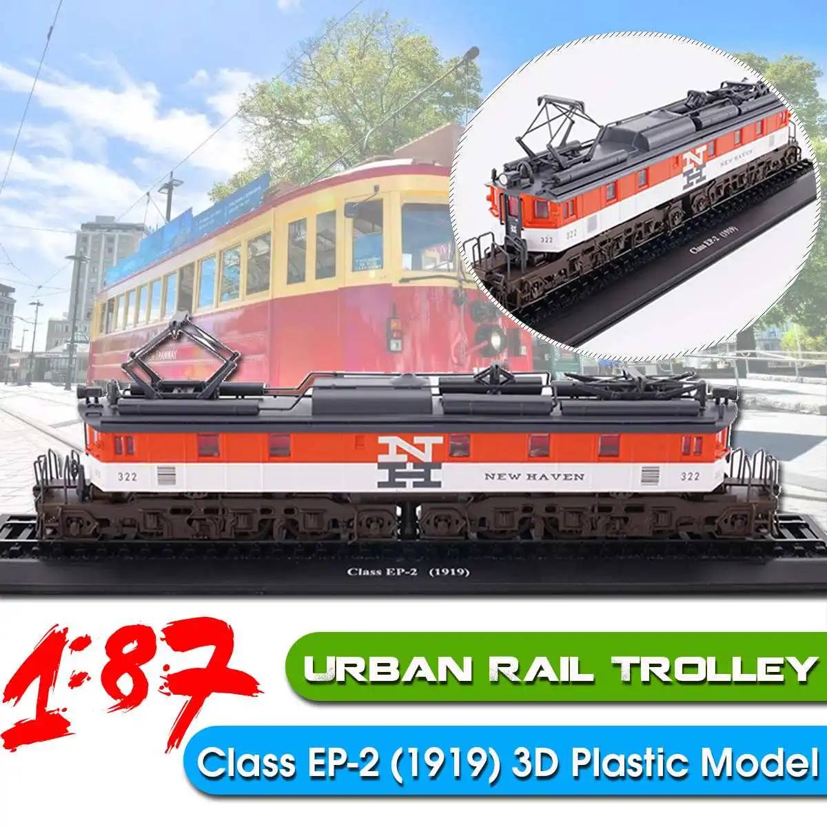 

1:87 Magnetic Pull Back Alloy Connected Subway Metro Track Train Alloy Model Toys Sound & Light Car Collection