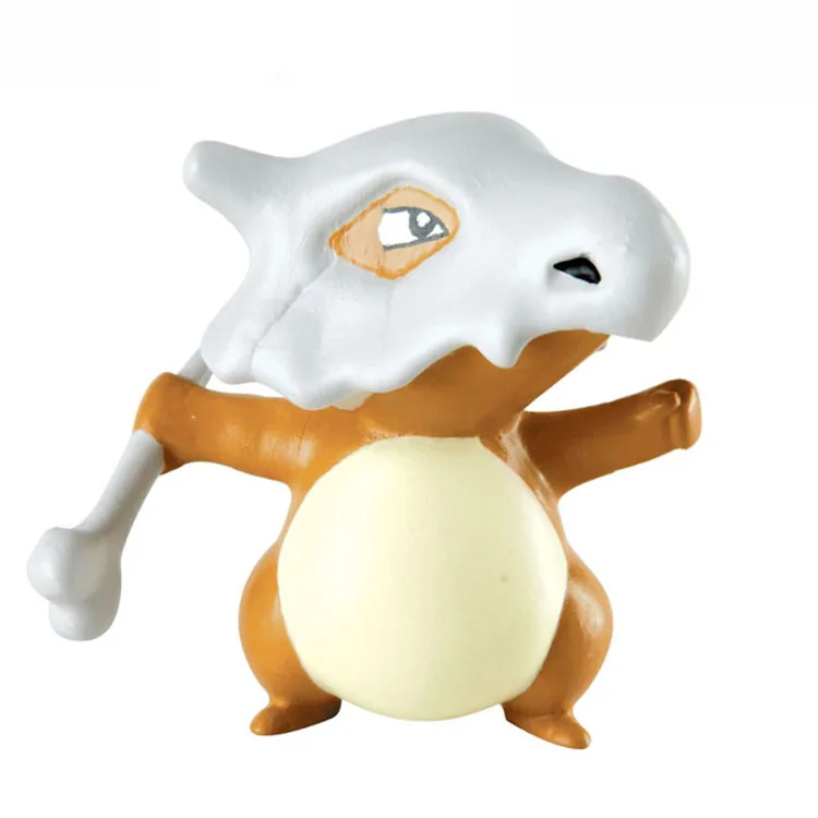 ПВХ пикачуед Charizard Eevee Cubone Bulbasaur Squirtle Treecko Mudkip Реалистичная коллекция положительная энергия хорошее качество подарок для детей - Цвет: Прозрачный