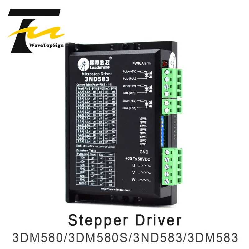 3-фазный драйвер шагового двигателя Leadshine 3DM580 3DM580S 3ND583 подходит к двигателю 57 86 |