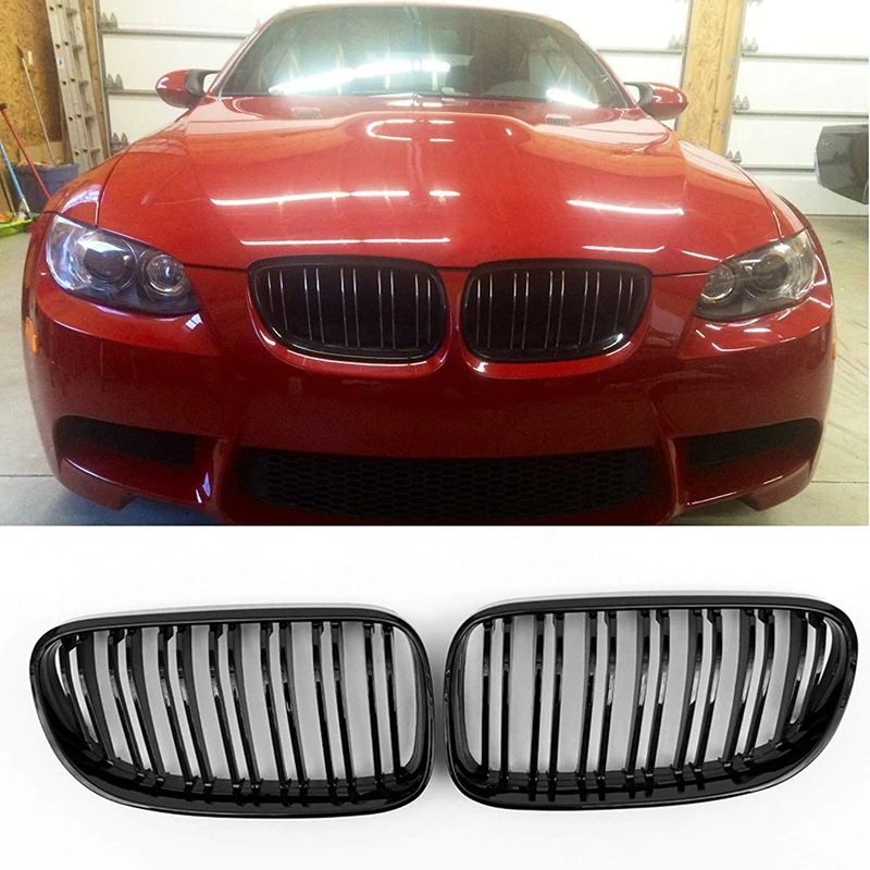 Передний бампер Центральная решетка для почек гриль Замена 2010-2013 BMW 3 серии E92 E93