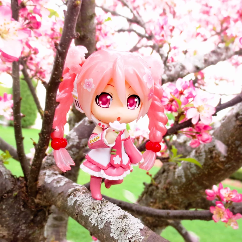 Аниме-фигурки kawaii Китай фестиваль средней осени sakura MIKU nendoroidos фигурки из ПВХ 10 см