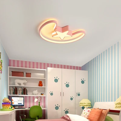 

Modern Led Ceiling Lights remote control For Living Room baby bedroom cloud heart round shape lamparas de techo abajur colorful