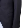 Luxury 100% Wool Super 120 Tailor-Made Suits For Men Suit Midnight Blue Selected Sarawan Wedding Suits For Men Dress Tuxedo Man 4