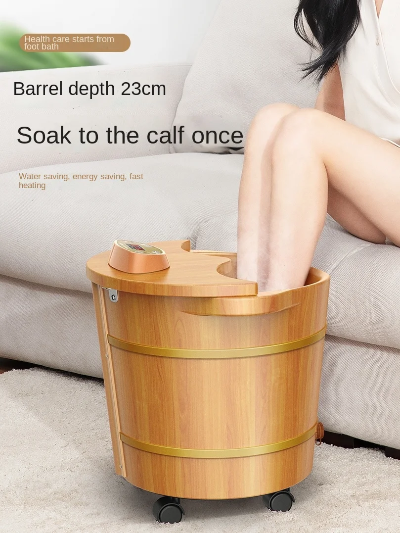 Foot Bath Barrel Electric Massage Foot Tub Household Heating Foot