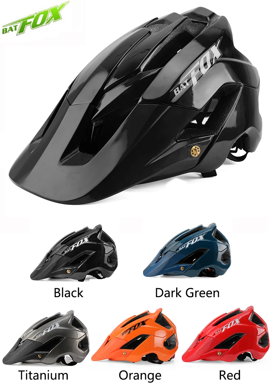 BATFOX 2019 Bicycle Helmet Men Women Road Mountain MTB Helmet Ultralight Integrally-molded Cycling Helmet Casco Ciclismo