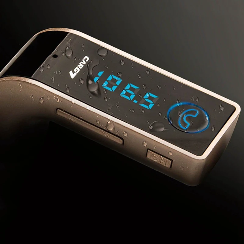 ЖК Bluetooth автомобильный комплект прикуриватель MP3 FM передатчик USB зарядное устройство Handsfree автомобильное зарядное устройство+ aux автомобильные аксессуары