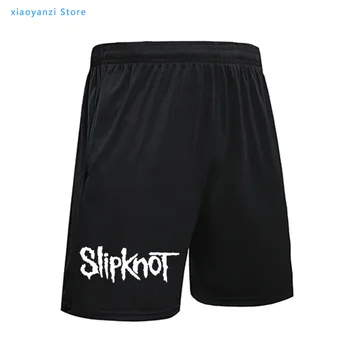 

SLIPKNOT printed POLYESTER men's shorts men new brand pants beach Walking Workout Jogger Sweat Shorts