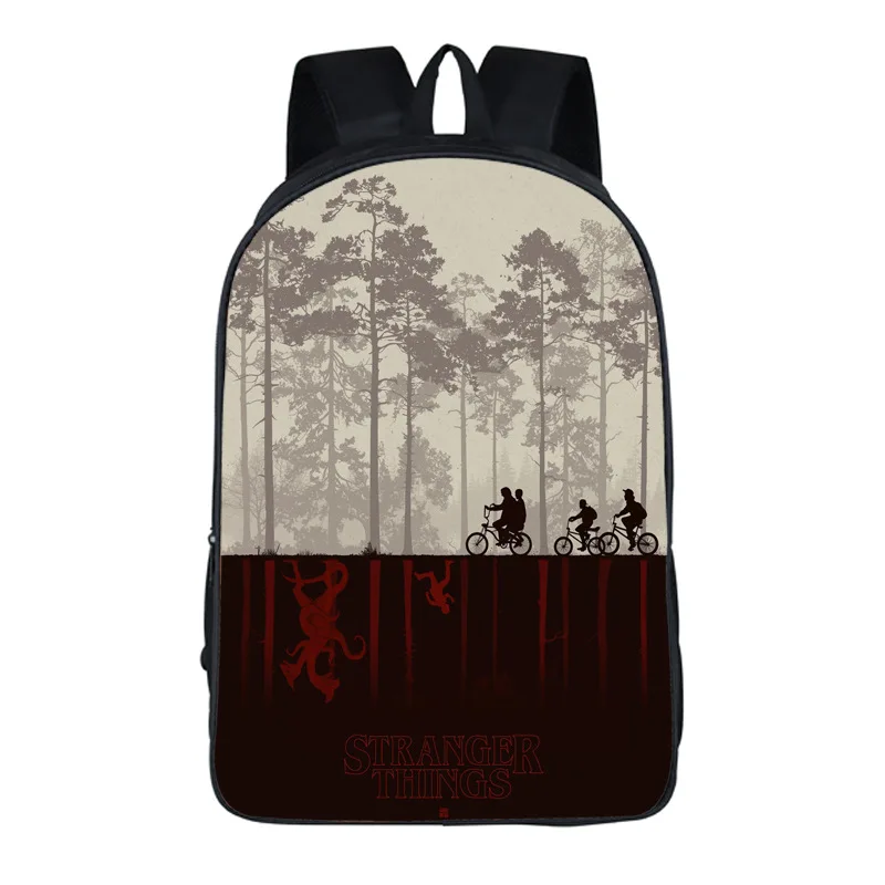13 Plecak Mochilas странные вещи 3 рюкзак сумки для ноутбука Sac Dos 3D мужские школьные сумки Kpop для девочек-подростков сумки для книг - Цвет: 13