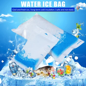 

50 Pcs Cheap Insulated In-Customized Reusable Dry Cold Ice Pack Gel Cooler Bag For Lunch Box Food Cans Wine Medical