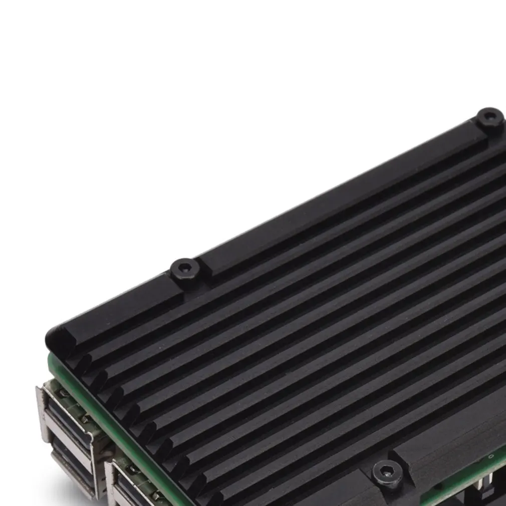 Raspberry Pi 3B+ 3B безвентиляторный алюминиевый корпус радиатор металлический панцири с ЧПУ защитный чехол