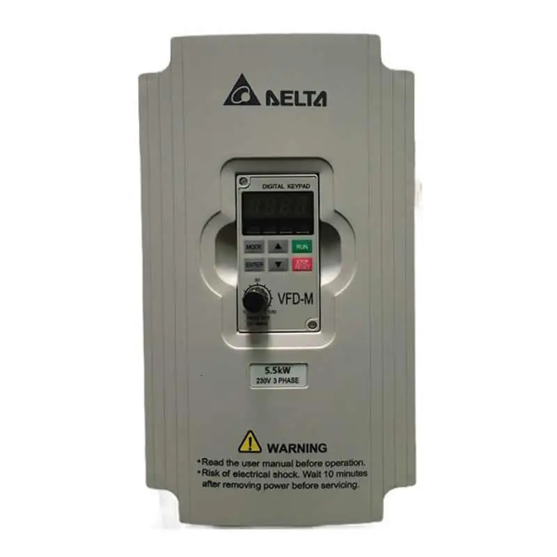 VFD055M23A 3ph 220V Выход 3ph преобразователь 3-фазный VFD055M23A 0~ 240V 25A 0,1~ 400 Гц 5.5KW 7.5HP частотно-регулируемым приводом-m Series VFD055M23A