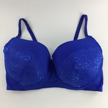 Женский тонкий бюстгальтер размера плюс, кружевной бюстгальтер с цветочным рисунком, мягкий бюстгальтер без подкладки на спине, размер 40F 42DDD 44E 46DD 48DD bh Z10