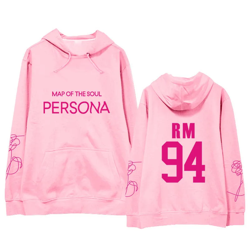 Kpop Bangtan jungkook suga альбом карта душа persona толстовка с капюшоном Jimin толстовки Harajuku готические буквы Топы толстовка - Цвет: RM-7
