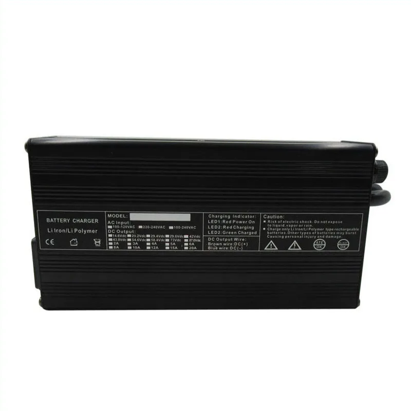 67.2V 5A charger 60V 5A li-ion charger XLRM GX16 XT60 XT90 Connector for 60V 16S Electric scooter EBIKE Battery 5pcs wholesale