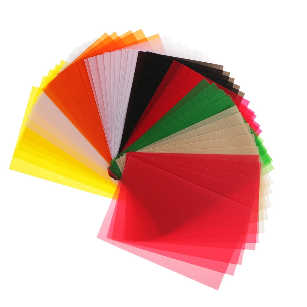 50 Feuilles 6''x4 "de couleur TRANSLUCIDE tracing Papers pour Cardmaking Art 