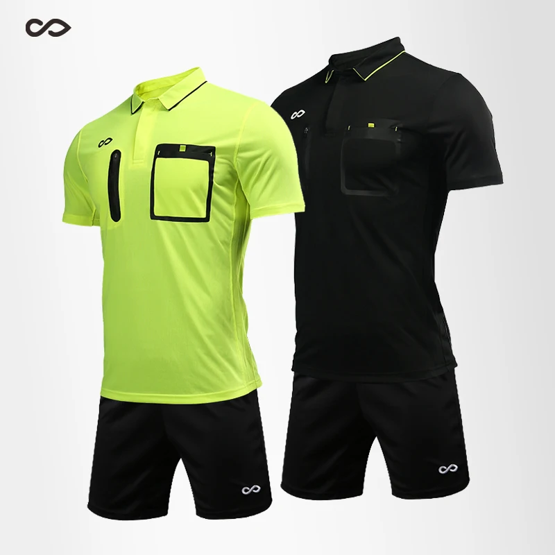 Профессиональный футбольный арбитр униформа для футбола Майки рефери под заказ