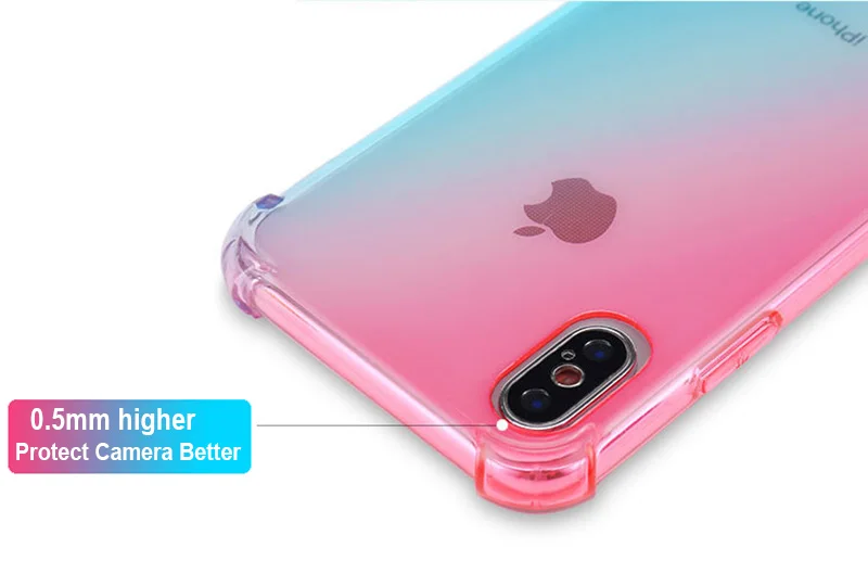 Противоударный мягкий чехол из ТПУ для Apple iPhone 11 Pro Max X XS XR 8 7 6 6S Plus SE|Бамперы| |