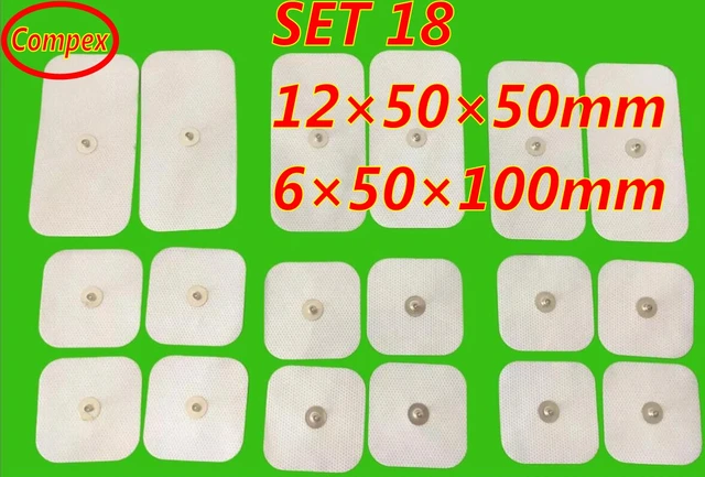 50/100P Self Adhesive Non-woven Fabric Replacement Therapeutic Pulse  Pressure Electrical Compex Muscle Stimulator Massage Patche - AliExpress