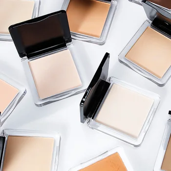 

Pudaier Soft Translucent Compact Pressed Powder Face Contour Palette Finishing Powder Makeup Corrector Highlighter Palette 1Pcs