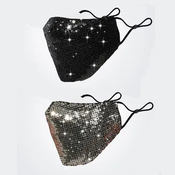 

New PM2.5 Outdoor Mouth Mask Washable Reuse Face Mask Sequins Protection Mask Cycling Camp Protection Printing Face Mouth Mask