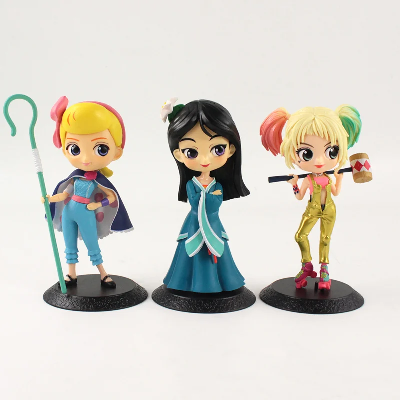 Экшн-фигурки Harleen Quinzel Mulan Bo Peep пастушка ПВХ куклы подарки для детей 15 см | Игрушки и