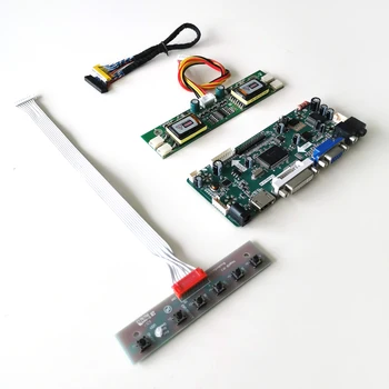 

For M170EG01 V6 V7 LVDS 30Pin CCFL M.NT68676 screen controller drive board HDMI DVI VGA 1280*1024 17" LCD monitor panel DIY kit