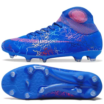 

AG/TF Men Soccer Shoes Indoor Professional Football Boots Turf Cleats Athletic Shoes Futsal Trainers Kids Training Sneakers 2020