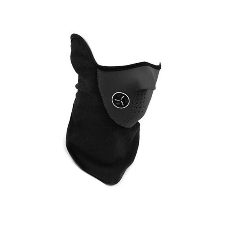 Страйкбольная Теплая Флисовая велосипедная полумаска для лица, защитный колпак для лица, для велоспорта, лыж, спорта на открытом воздухе, зимний шарф для защиты шеи, теплая маска