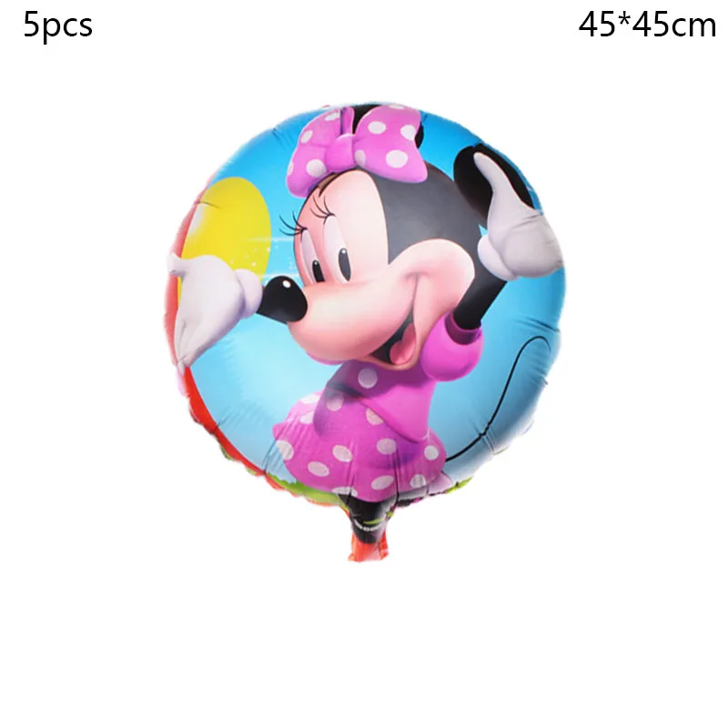 6 шт. Микки Маус Минни мультфильм воздушный шар в форме самолета набор на день рождения вечерние шары из фольги поставки алюминиевый надувной воздушный шар детские игрушки