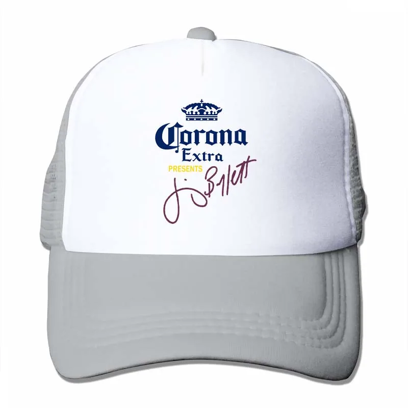 90s VTG nos CORONA BEER JIMMY BUFFETT Tour Surf Beach Signature XL Baseball cap men women Trucker Hats fashion adjustable cap - Цвет: 4-Gray