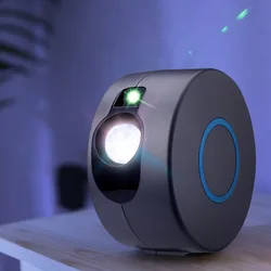 Projecteur Led produisant l'image d'un ciel étoilé, 7 couleurs, ondulation de l'océan, rotatif, boule magique, nébuleuse 