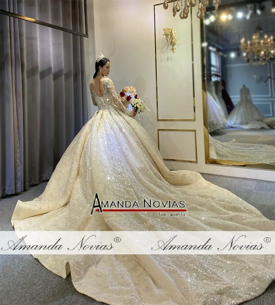 2021 New Design Ball Gown Wedding Dress Puffy Princess Bridal Dress Brand  New 100% Same - Wedding Dresses - AliExpress