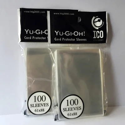 2000pcs 61x88mm Card Sleeves board game Transparent Cards Protector Barrie for Yu-Gi-Oh small Japanese size OCG bulk price | Спорт и