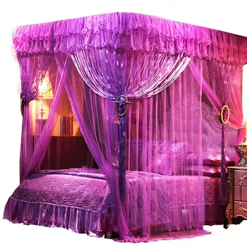 

Mosquito Nets U-shaped Retractable 2.0x2.2 Household 1.8m Bed 1.5 Encryption And Thickening 2m Princess Wind Landing Double Laye