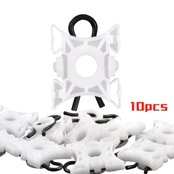 

QEEPEI 10PCS 51321938884 Window Regulator Sliding Pivot Clips Front Window Slider Clips for BMW Replace OEM: 51-32-1-938-884