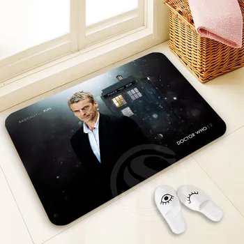 

H-P302 Custom DOCTOR WHO #28 Doormat Home Decor 100% Polyester Pattern Door mat Floor Mat foot pad SQ00722-@H0302