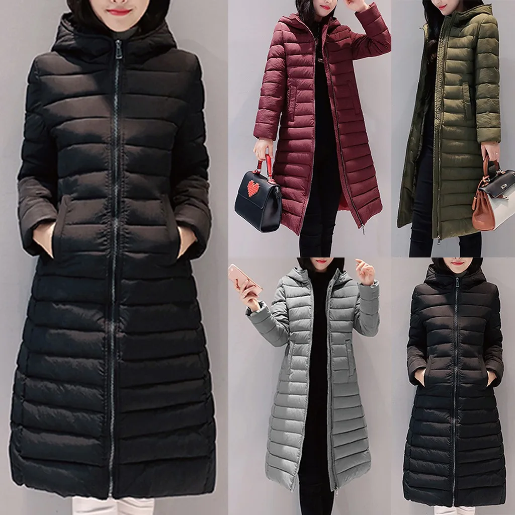 Новинка, женские парки, пальто, женская зимняя теплая Толстая куртка, женская тонкая длинная куртка с хлопковой подкладкой, женская зимняя пуховая Верхняя одежда#918