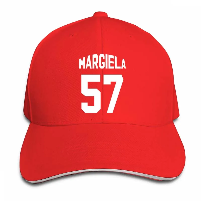 Les artistes margiela 57, черная бейсболка для мужчин и женщин, бейсболки, модная Регулируемая Кепка - Цвет: 2-Red