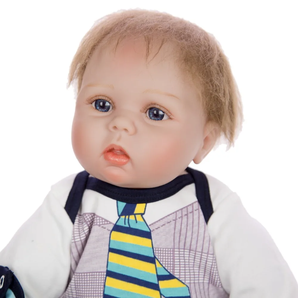 Горячая Распродажа bebe reborn 55 см мальчик кукла Newborn baby из силикона reborn Baby doll игрушки для детей, подарок
