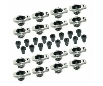 

1 Set 3/8 Stainless Steel Roller Rocker Arms 1.6 Ratio 327 350 400 For Chevy