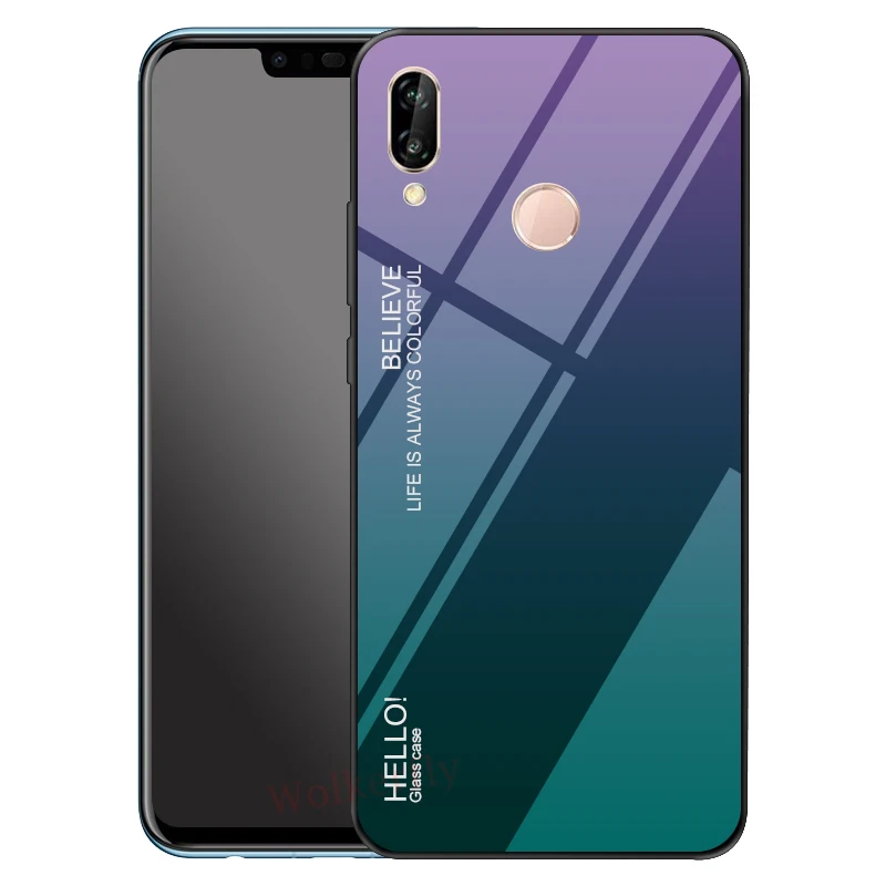 10 Чехол из мраморного стекла для Xiao mi Red mi Note 7 Pro mi 9 SE A1 A2 mi 8 Lite 5X 6X Red mi 7 Note 7 5 6 Pro 6A 5 Plus градиентная крышка - Цвет: 10