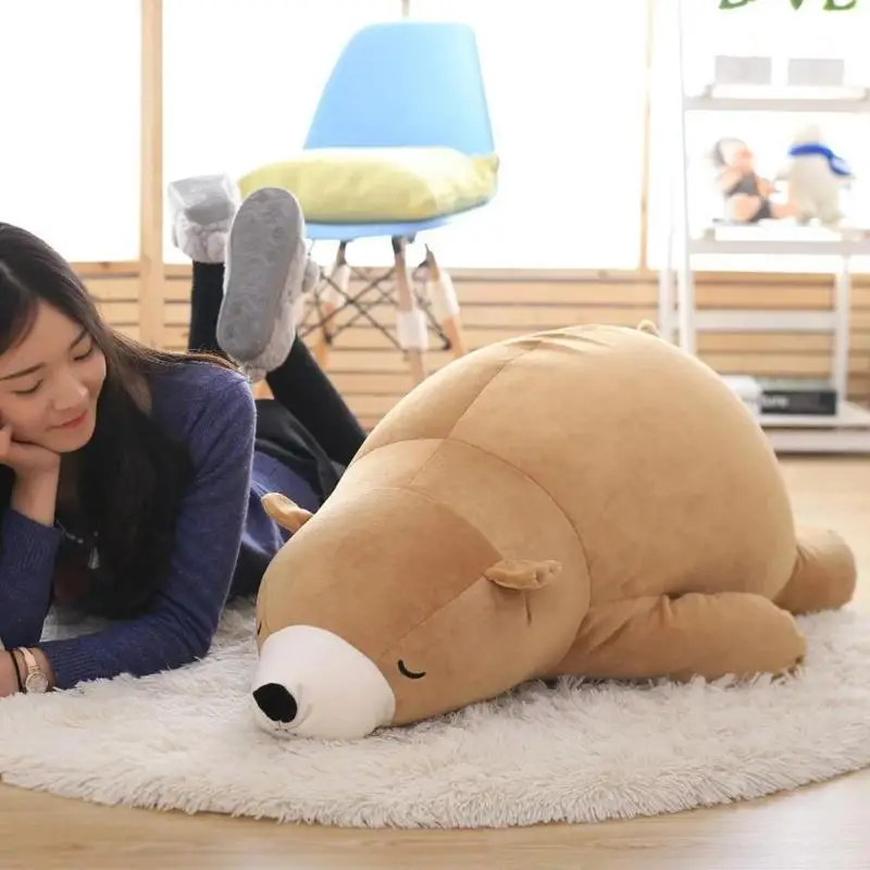 75 см детская хлопковая Подушка Polar Bear с милым рисунком из мультфильма близкая