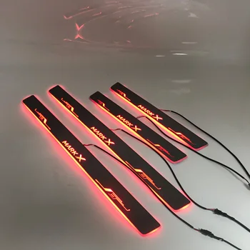 

LYQ led moving door scuff for TOYOTA Matrix ynamic door sill plate welcome lamp lining overlay Flow/fixed light