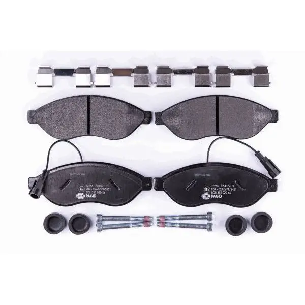 Комплект тормозных колодок, дисковый тормоз HELLA 8DB 355 020-66