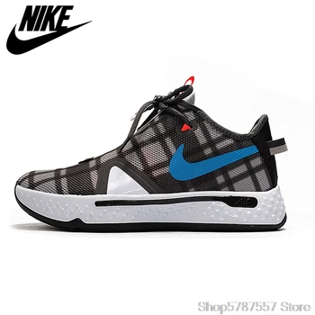 

Nike Paul George 4 Men Basketball Shoes Cushioning Gym Training outdoors Sneakers Size40-45