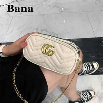 

Wallet PU Leather Crossbody Bags for Women 2020 Winter Chain Shoulder Bag Female Luxury Trending Branded Handbags and Purses