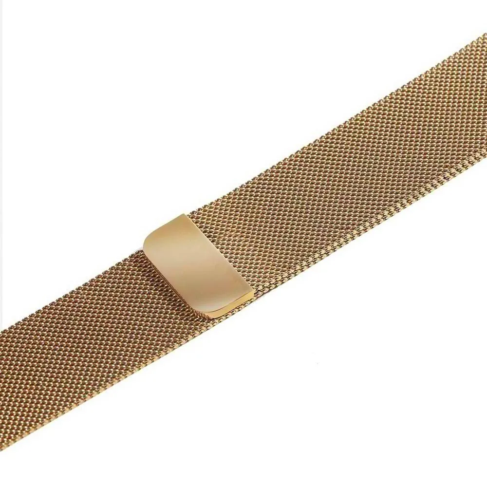 retro gold Ремешок для Apple Watch Milanese Loop band для iwatch series 4 3 2 1 браслет 40 мм 44 мм iphone ремень 38 42 мм аксессуары - Цвет ремешка: retro gold